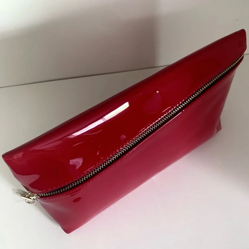 Ysl Red Patent zippy pouch